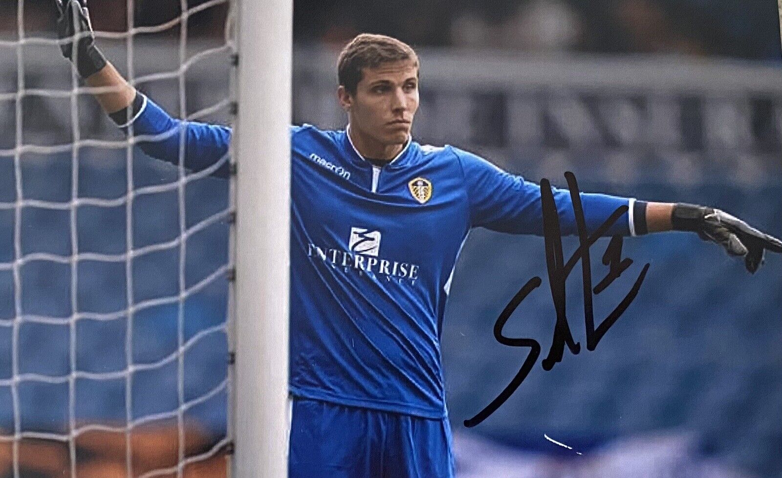 Marco Silvestri Hand Signed Leeds United 6X4 Photo Poster painting 2