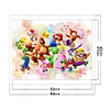 (Big Size)Super Mario Brothers - 11CT Stamped Cross Stitch - 45*60cm