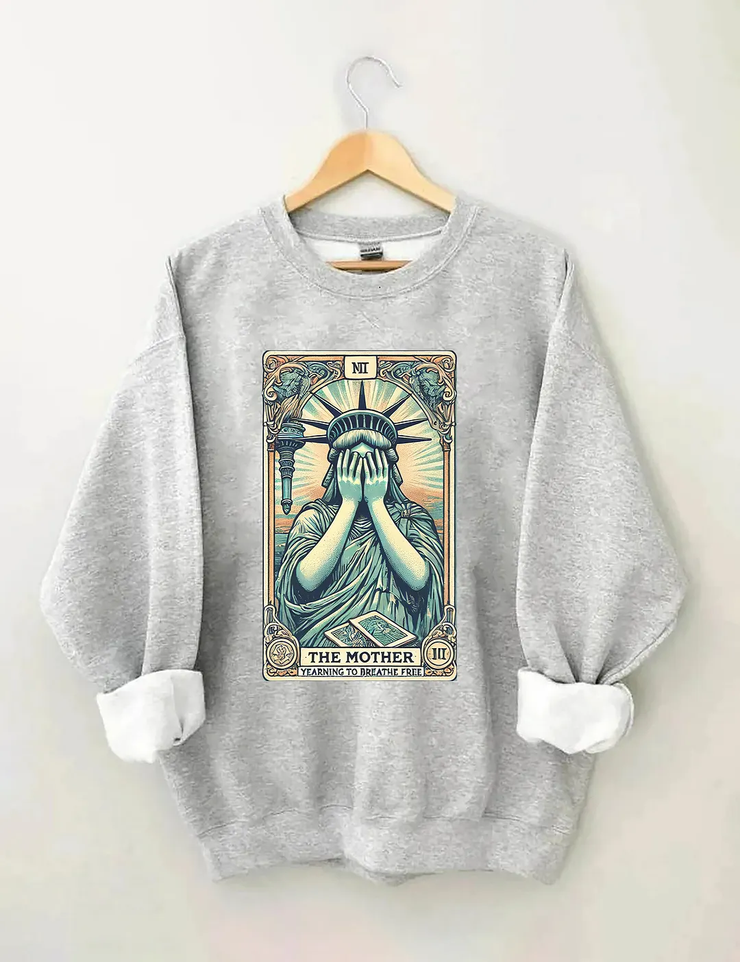 The Mother Crying Sculpture Sweatshirt