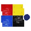 [US Local Warehouse] Concrete Texturing Skin 24x24in Concrete Stamps Mats Set 5 PCS Polyurethane Stamp Stone Tile Texture Mat for Walls/Floors