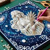 Framed Virgo - Pearls Painting Kit DIY Diamond Painting Pearl Dot Crafts 25*25CM