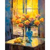 (Multi-Style)Windowsill Flowers-Paint by Numbers Acrylic Painting 40*50CM