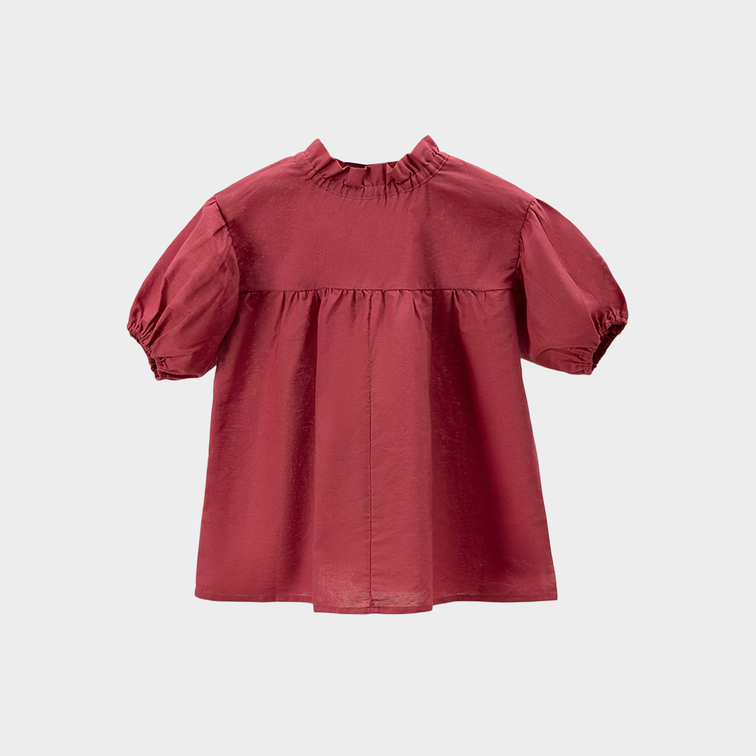 Dreamy Ruffled Linen Girls' Dress REAL SILK LIFE