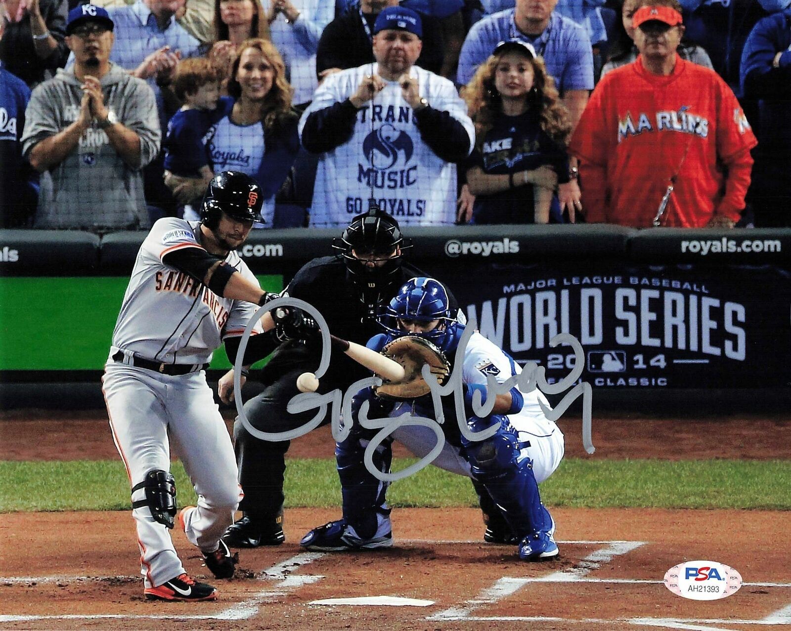 Gregor Blanco signed 8x10 Photo Poster painting PSA/DNA San Francisco Giants Autographed