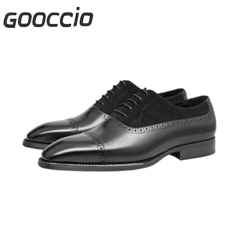 CW197 Cowhide Dress Shoes/Oxford Shoes For Men GOOCCIO   