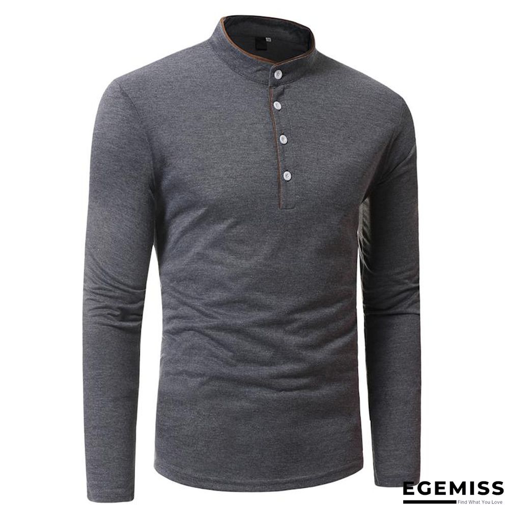 Casual Autumn Winter Polo Shirt Men Solid Long Sleeve Polo Shirt Men Slim Fit Polo Homme | EGEMISS