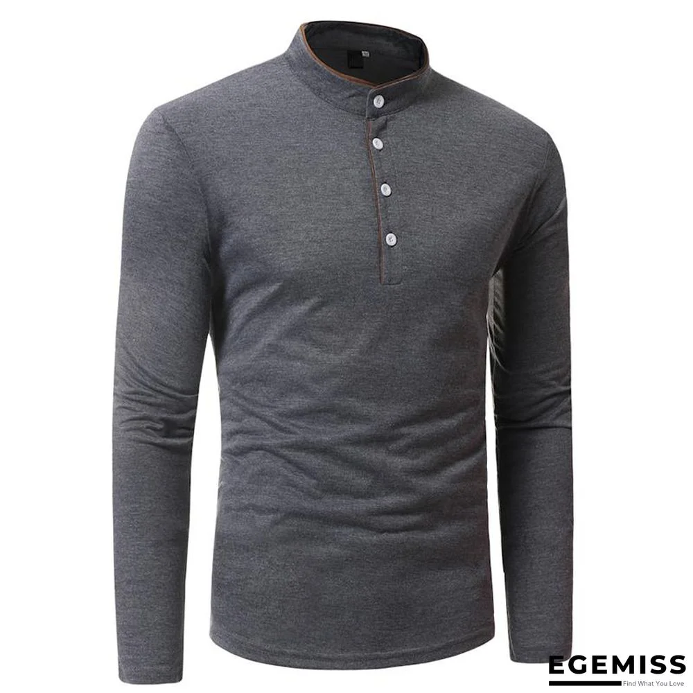 Casual Autumn Winter Polo Shirt Men Solid Long Sleeve Polo Shirt Men Slim Fit Polo Homme | EGEMISS