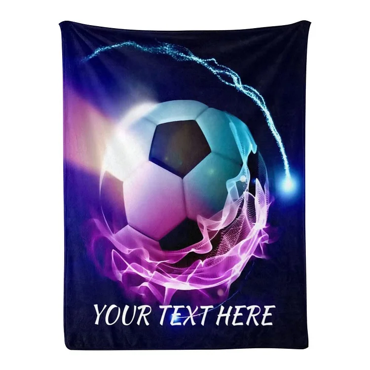 Personalized Soccer Blanket for Comfort & Unique| BKKid184