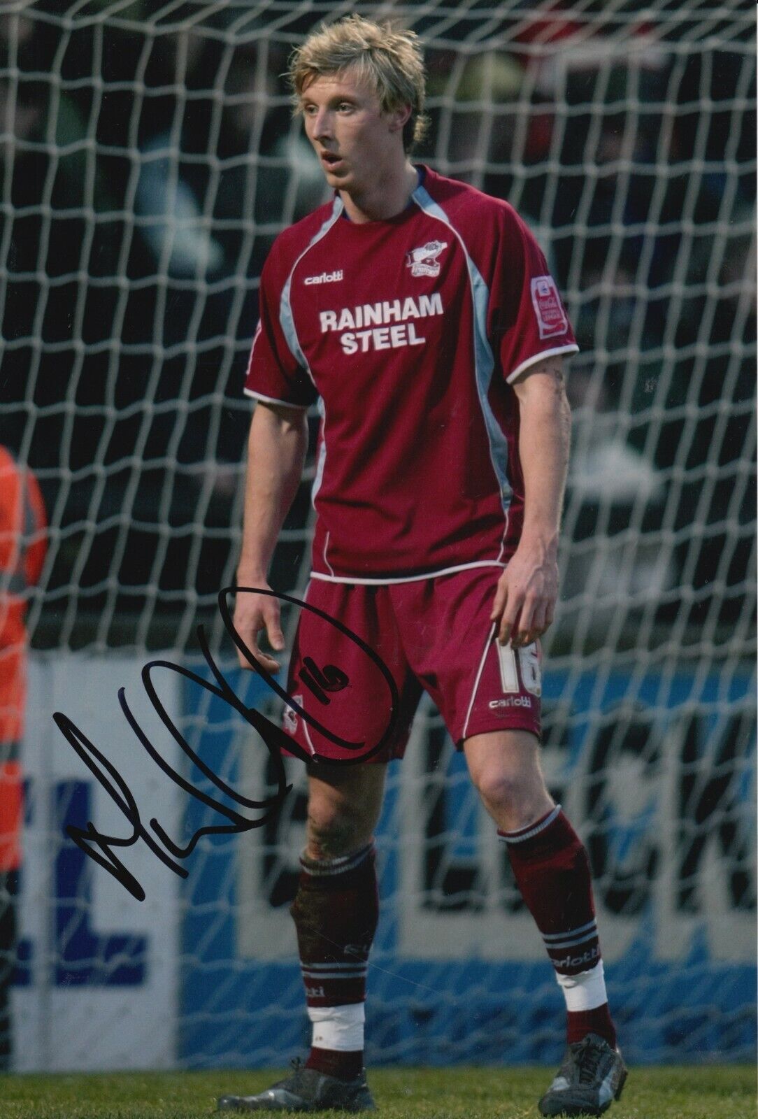 Martyn Woolford Hand Signed 12x8 Photo Poster painting - Scunthorpe United Autograph.