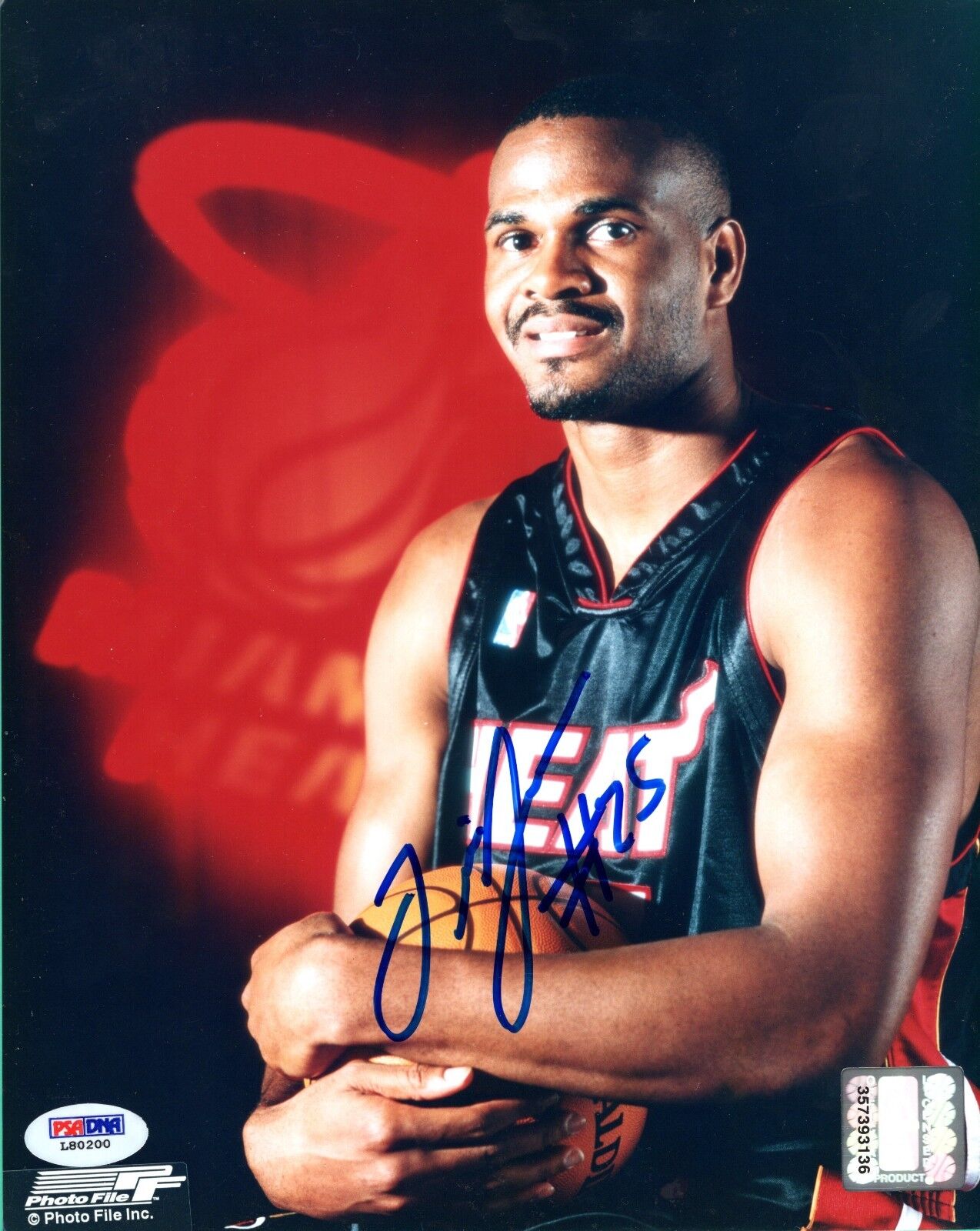 Tim James NBA Miami Heat Hand Signed Autograph 8x10 Photo Poster painting COA PSA/DNA