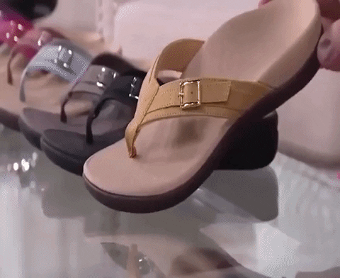 vlonlc thong sandals with buckle detail