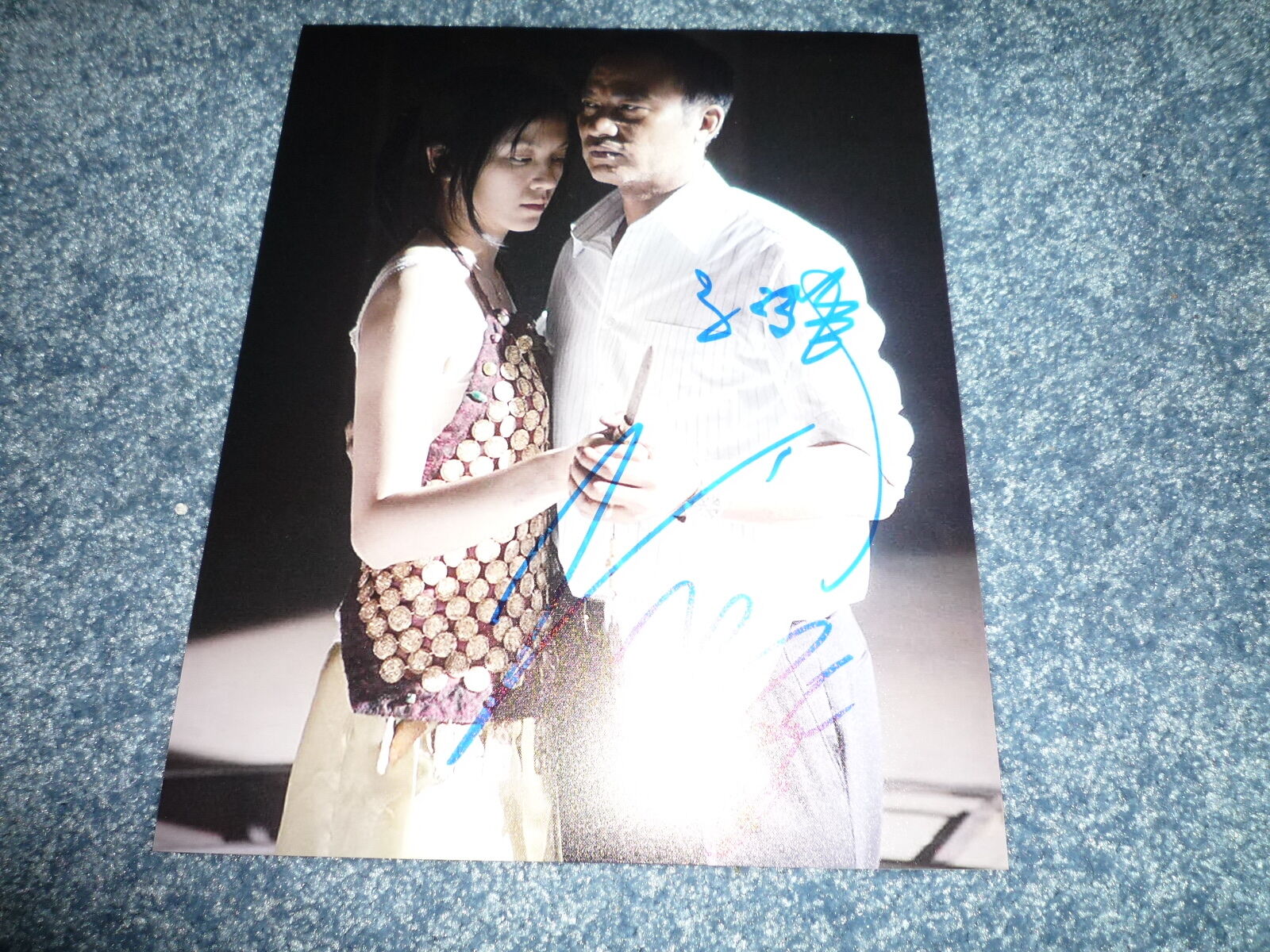 SIMON YAM and KELLY LIN signed autograph In Person 8x10 20x25 cm FULLTIME KILLER