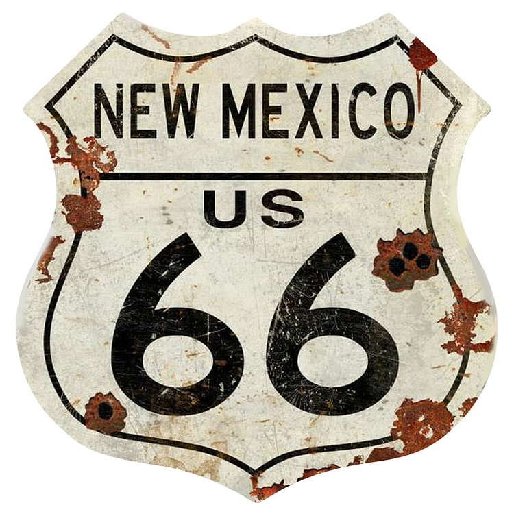 New Mexico - Tin Signs/Wooden Signs - Geology Series - 12*12 inches (shield)