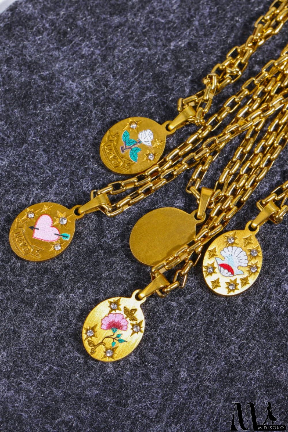 MidiSono - Stainless Steel 18K Gold-Plated Necklace