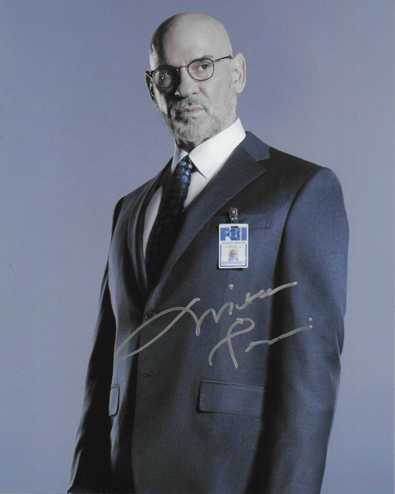 Mitch Pileggi The X-Files Original Autographed 8X10 Photo Poster painting #2