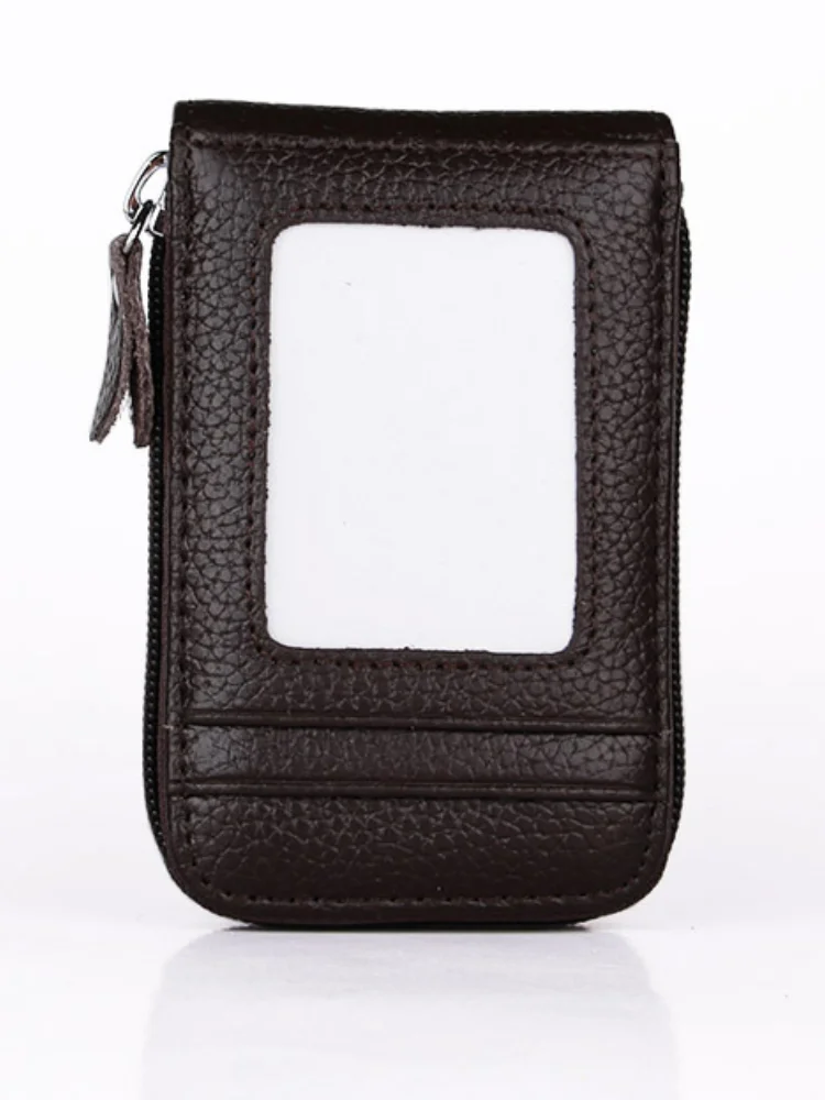 RFID Anti Theft Blocking Leather Card Holder