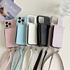 Retro Crossbody Zippered Coin and Card Holder for iPhone Case