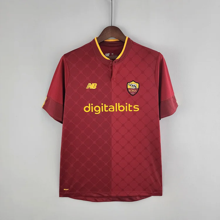 Maillot AS Rome Domicile 2022/2023 - Rouge