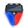 Alarm Light Wireless Solar Powered LED Strobe Motion Sensor Anti Theft Lamp