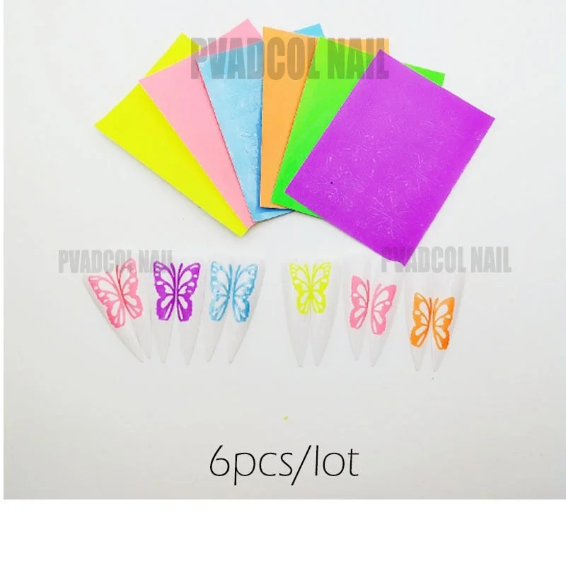 Japanese Nail Art Ice Aurora Nail Sticker Decals Korean Trendy Nails Design Self Adhesive Holographic Slider Manicure Decoration-Nail Inspo