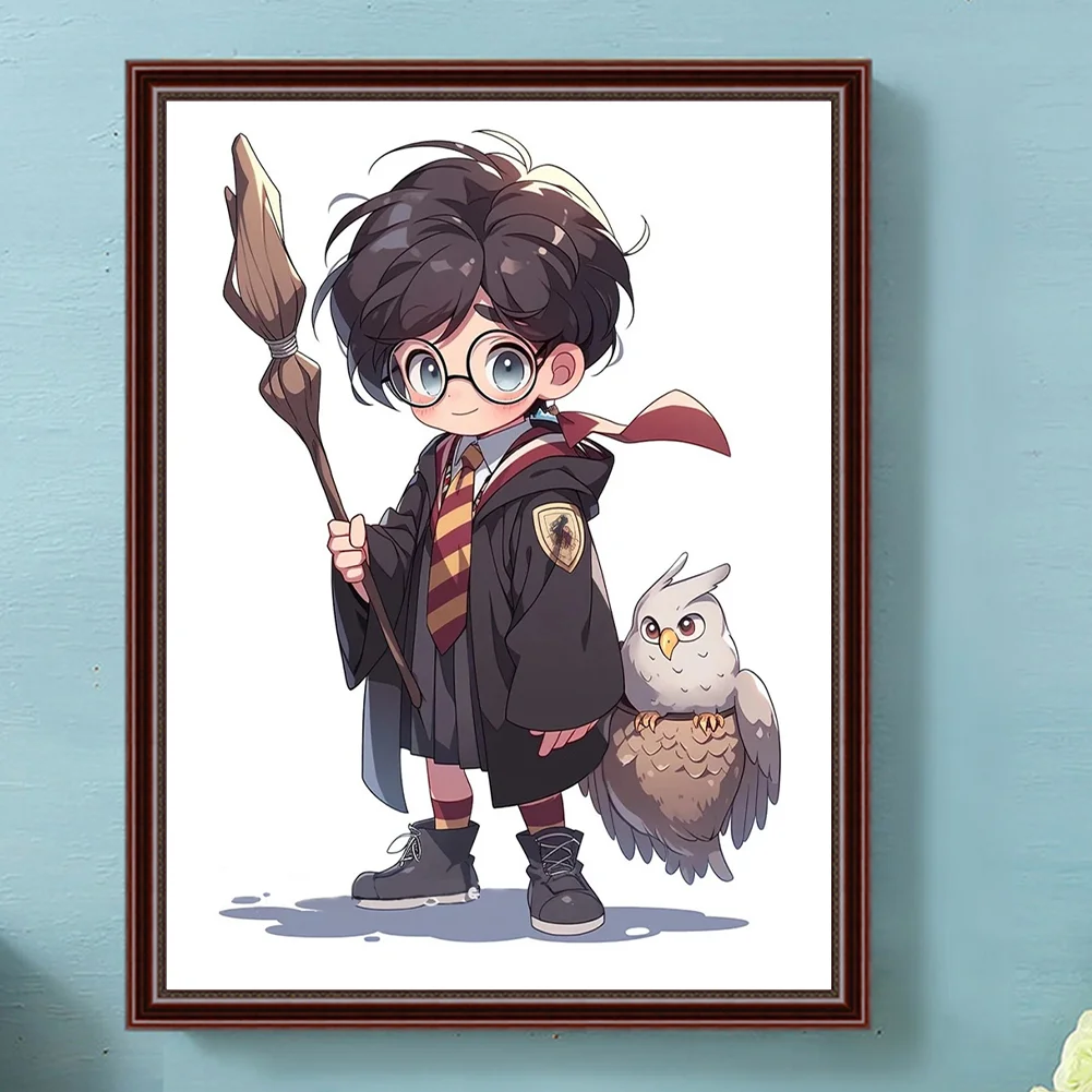 Diamond Painting - Full Round Drill - Harry Potter(Canvas|30*40cm)