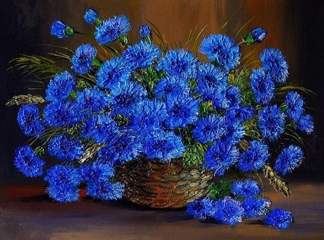 

Bluebonnets In a Vase – Paint By Numbers - 40*50CM, 501 Original
