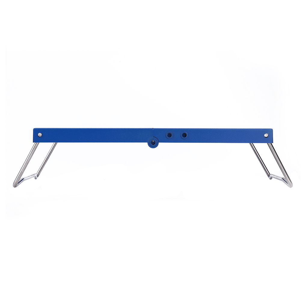 

Folding Stove Table Portable Stove Stand Outdoor Camping Station (Blue), 501 Original