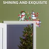 DIY Christmas Snowman Diamond Painting Door Frame Decoration