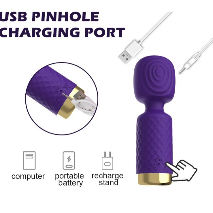 Clio Micro Wand Massager – Clitoral Vibrator & Portable Body Massager