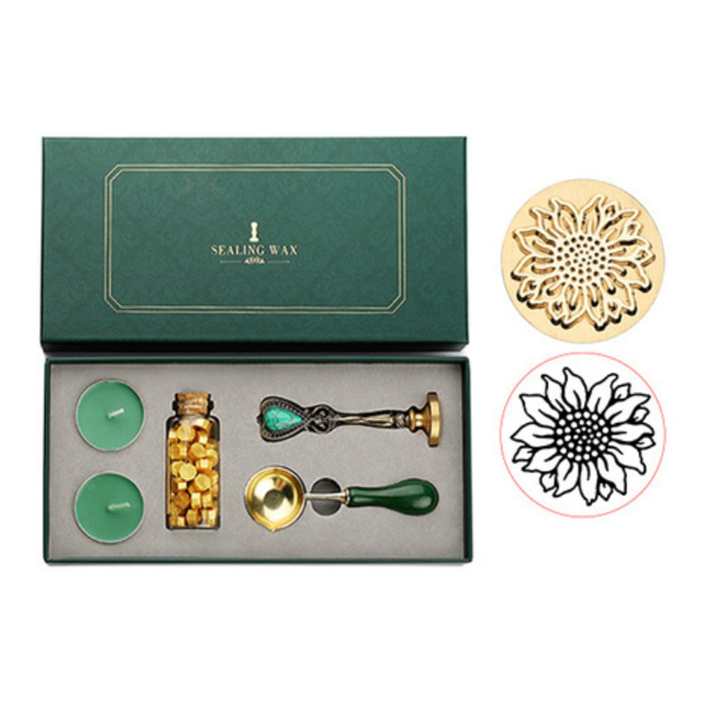 

Sunflower Retro Box Kit with Sealing Wax, 501 Original