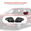 1 Pair Car Side Rearview Mirror Cover Trim ABS for C30 T5 C70 T5 2010-2013