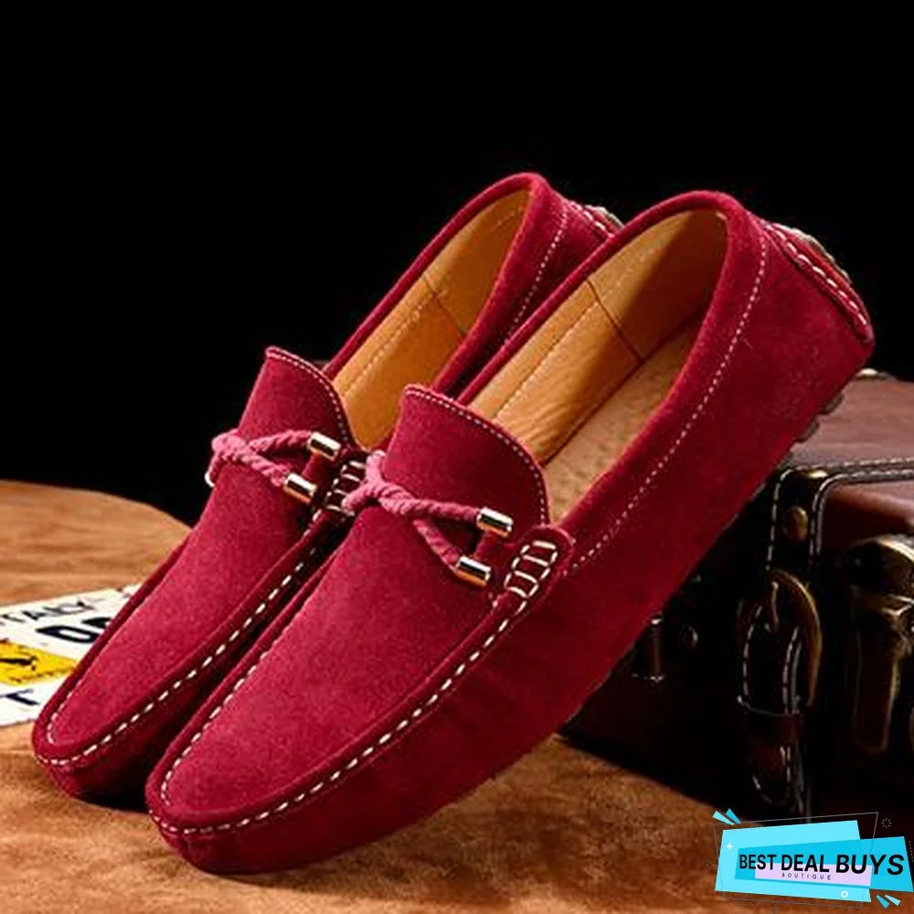Summer Genuine Leather Men Shoes Casual Driving Shoes Moccasin Soft Breathable
