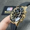 Rolex Cosmograph Daytona Yellow Gold Oysterflex Diamond Black Dial Replica
