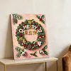 Diamond Painting-DIY Crystal Rhinestone Merry Christmas with Frame(40x30cm)