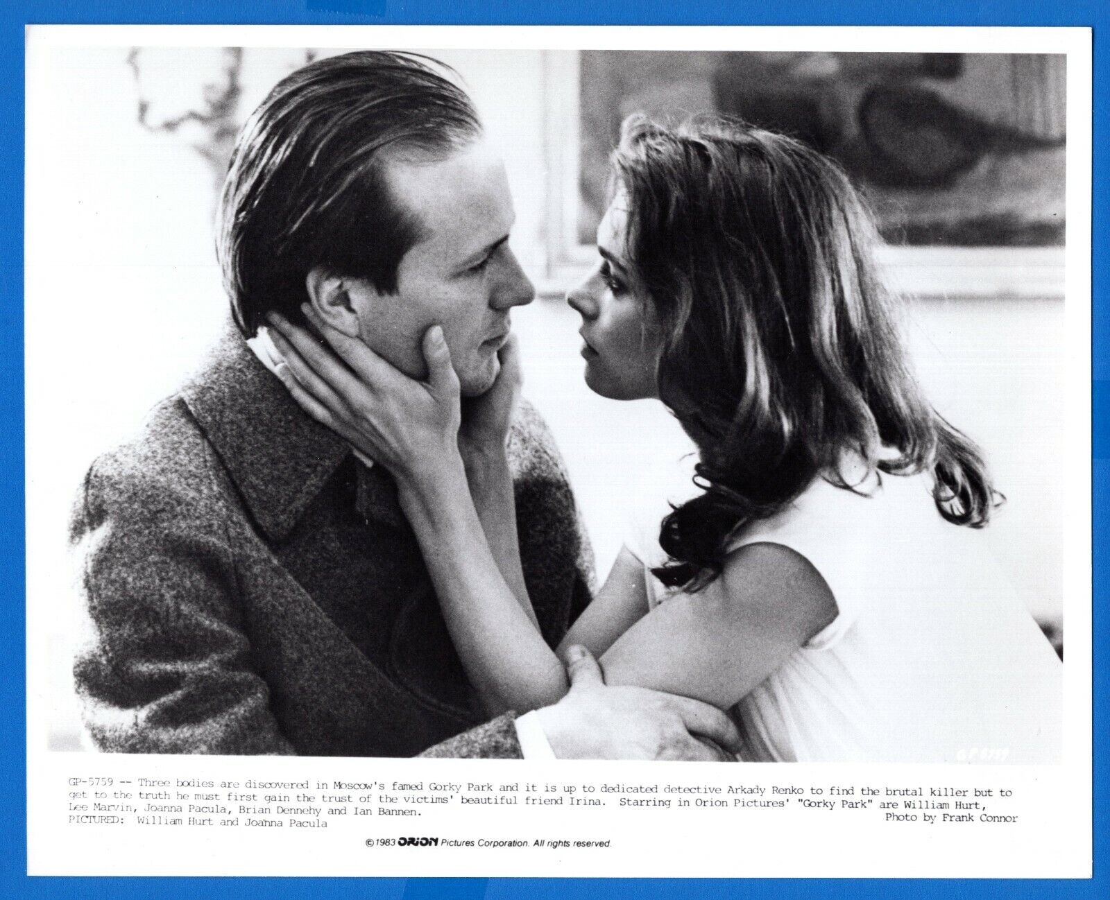 WILLIAM HURT JOANNA PACULA 8x10 Vintage Promo Press Photo Poster painting GORKY PARK Movie 1983