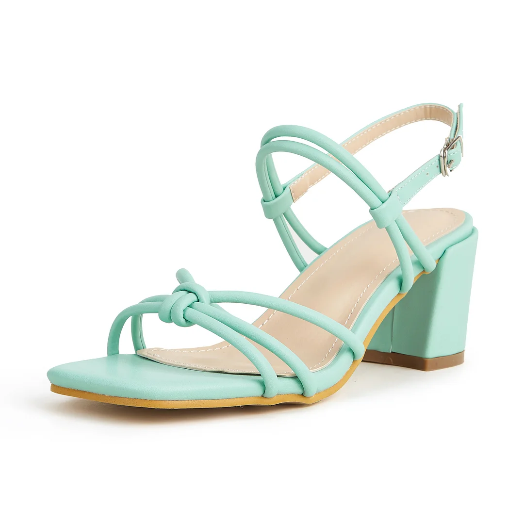Summer peep-toe sandals for women