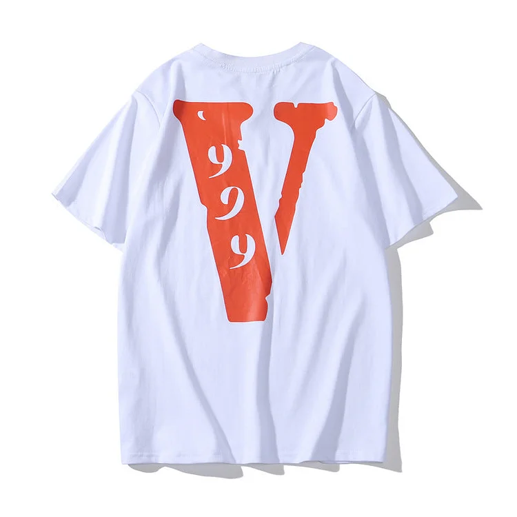 Vlone T shirt Juice WRLD Men's Clothing Print Casual and Comfortable Popular Short-Sleeved T-shirt
