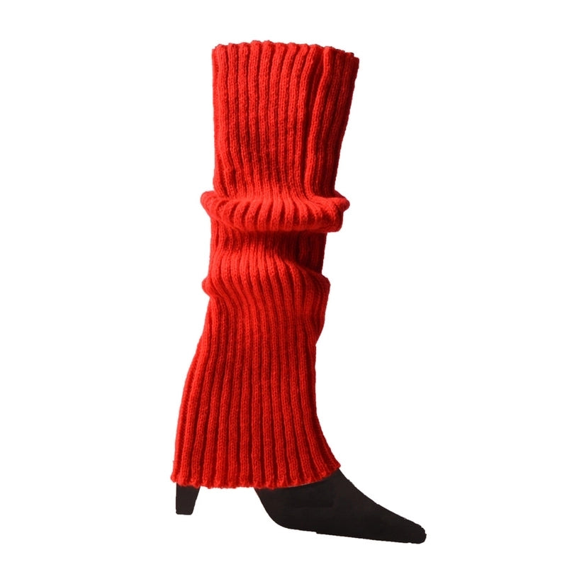 Women’s Fashion Stripe Solid Color Acrylic Jacquard Over The Knee Socks