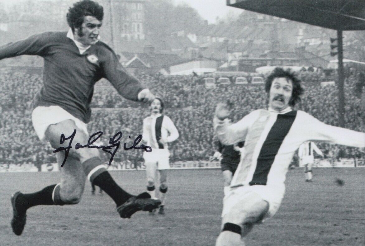 JOHNNY GILES HAND SIGNED 6X4 Photo Poster painting MANCHESTER UNITED FOOTBALL AUTOGRAPH 1