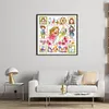 Sleeping Beauty-14CT Stamped Cross Stitch Egyptian Cotton 30*30cm/11.81*11.81in tapestrymarket