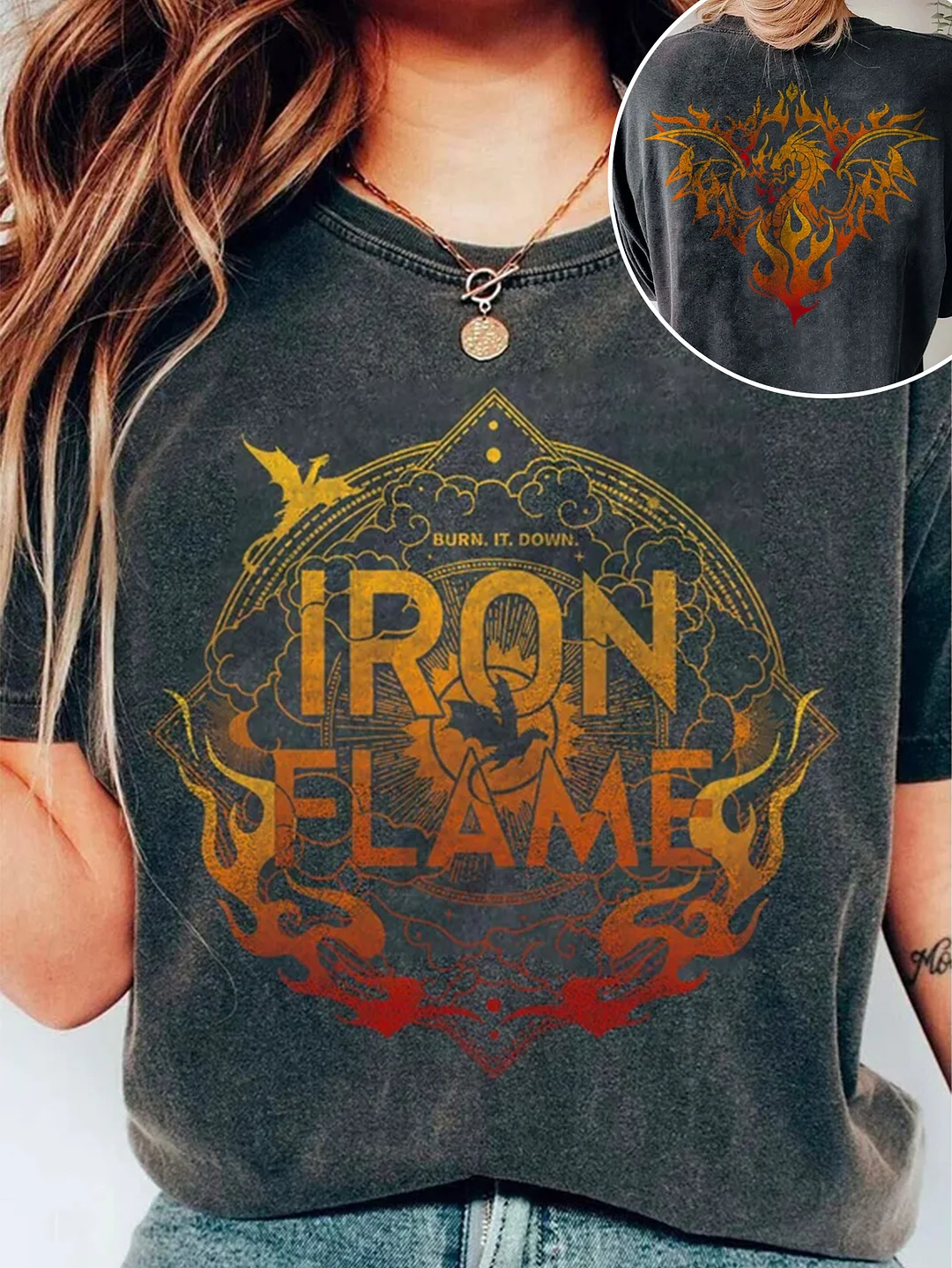 Iron Flame Tshirt / DarkAcademias /Darkacademias