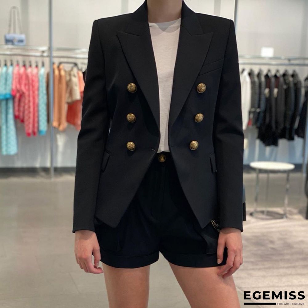 Autumn and winter new solid color fashion casual suit coat | EGEMISS