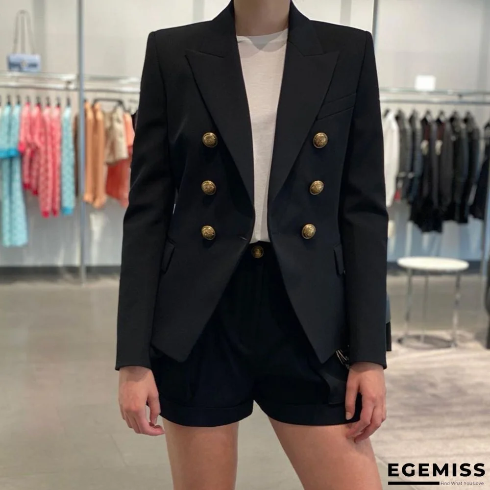 Autumn and winter new solid color fashion casual suit coat | EGEMISS