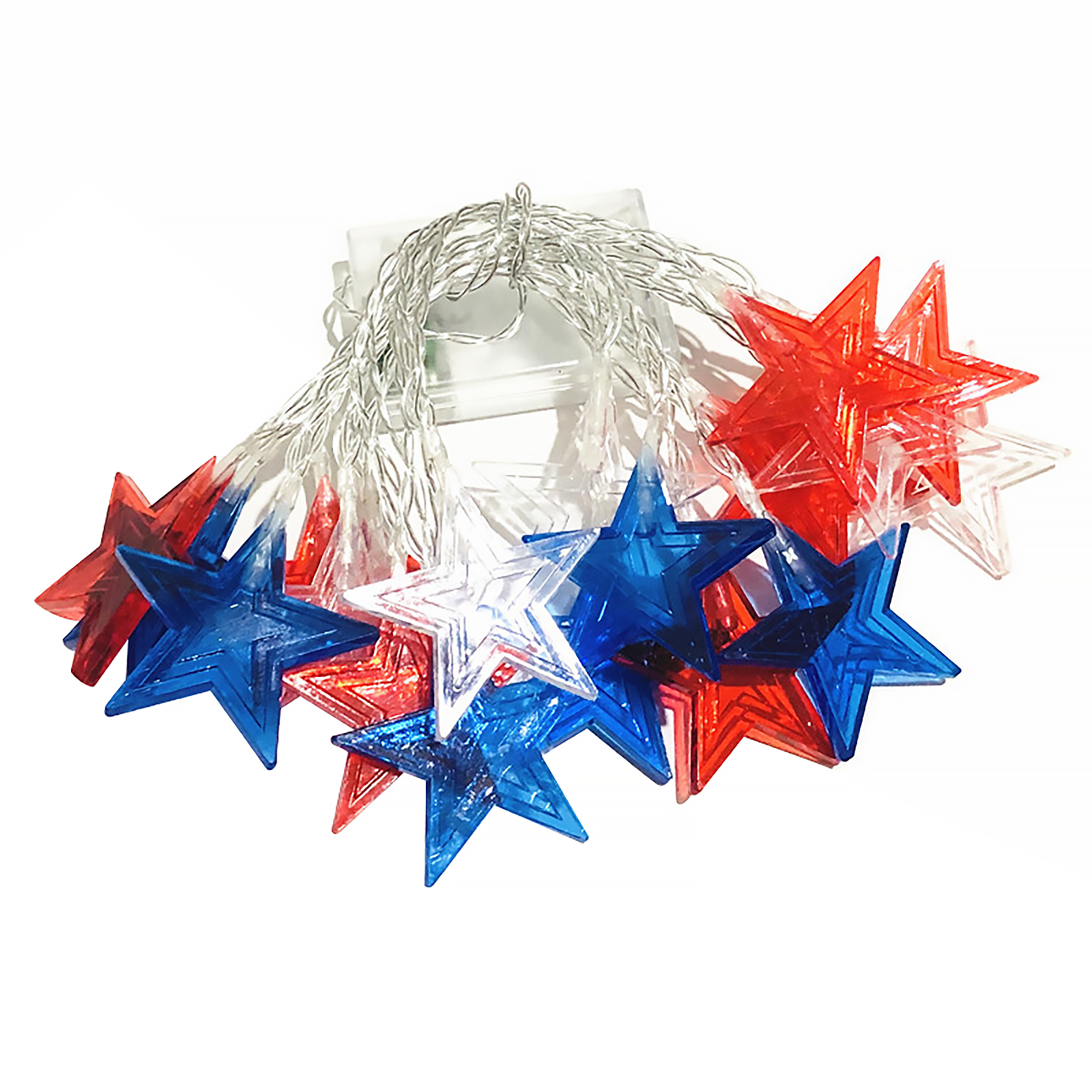 

Patriotic Star String Light Waterproof 4th of July LED Fairy String Light, 501 Original