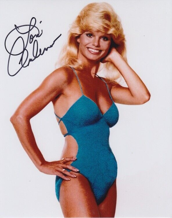 Loni Anderson signed 8x10 Photo Poster painting in-person