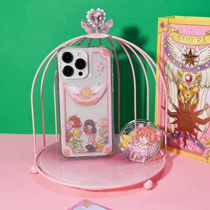 Cute Variety Sakura Magic Card Girl Sakura Pink Storage Box · Dream castle  · Online Store Powered by Storenvy