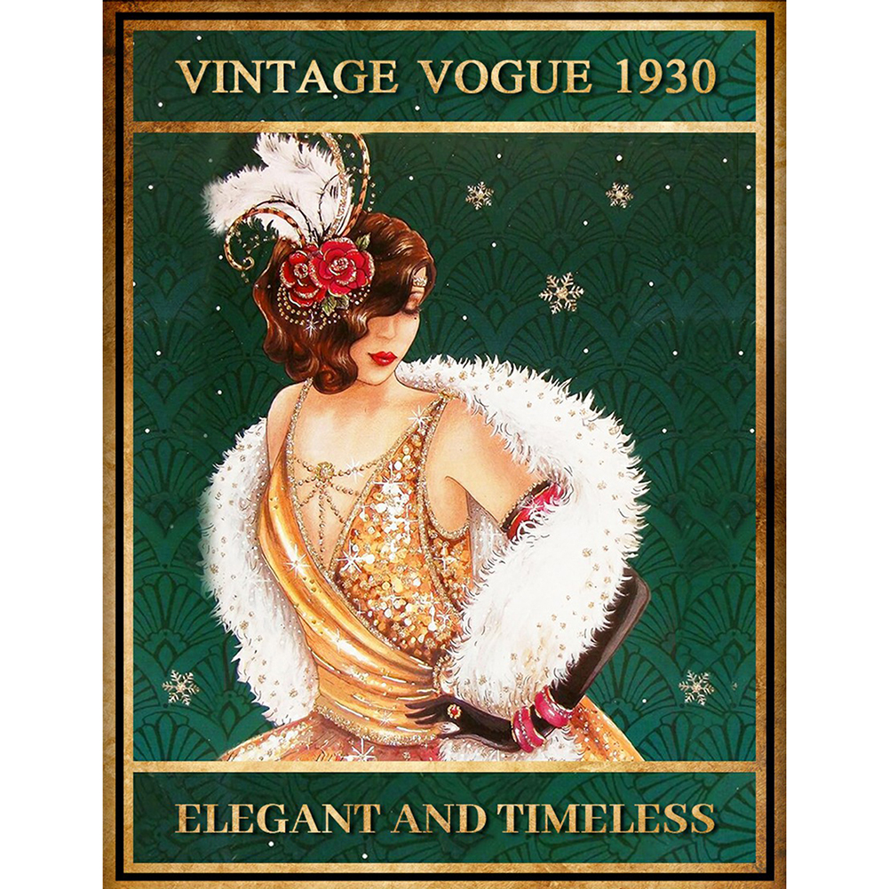 

Elegant Lady - Round Drill Diamond Painting - 40*50CM, 501 Original
