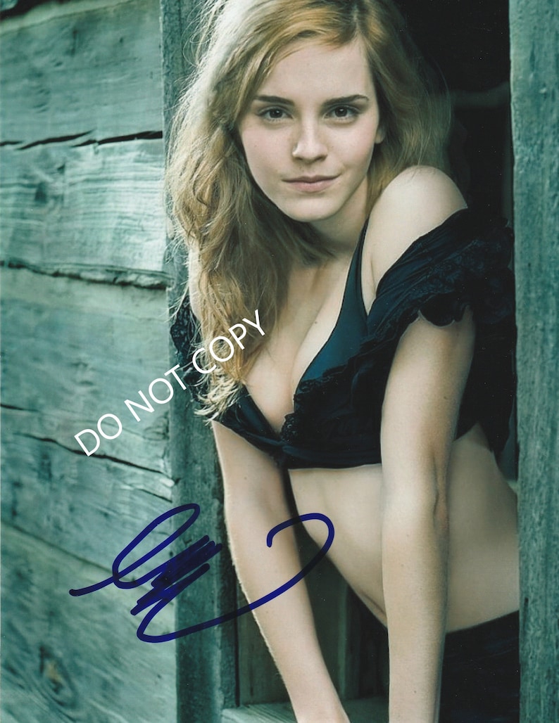 emma vatson 8 x10 20x25 cm Autographed Hand Signed Photo Poster painting