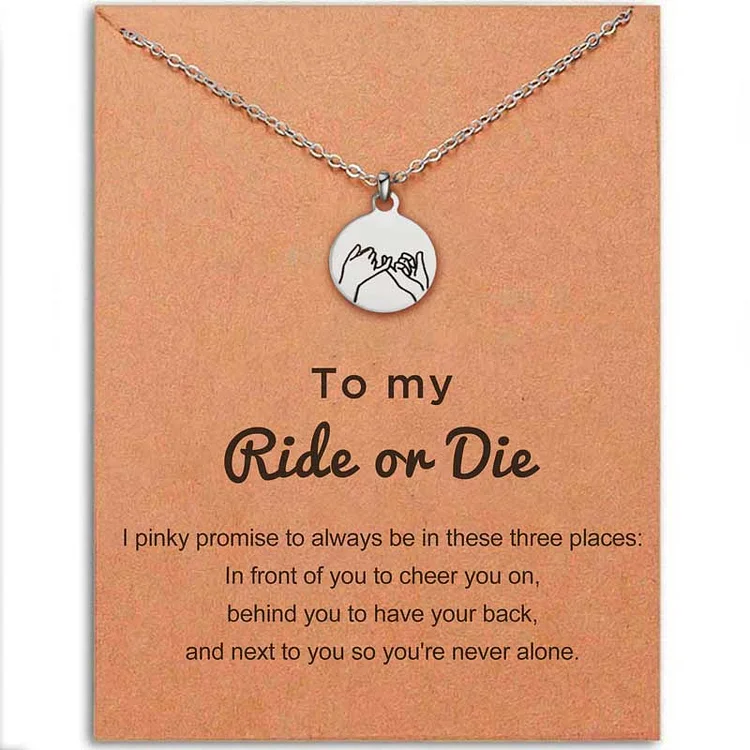 For Friend - I Love You Always And Forever Necklace