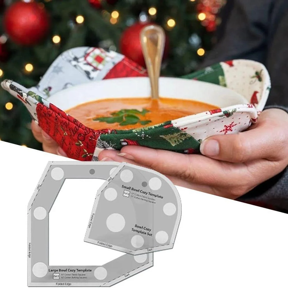 Bowl Cozy Template Cutting Ruler Set 